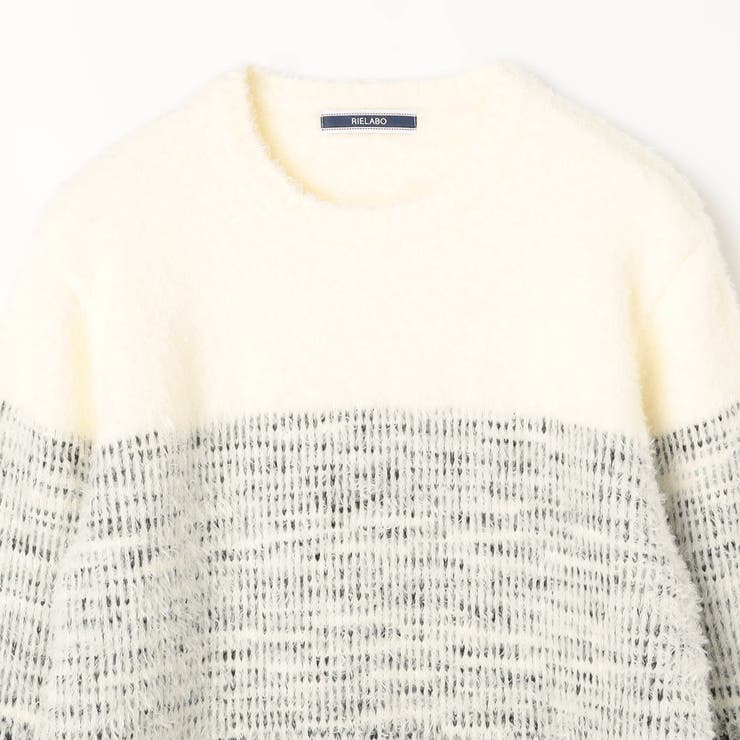 【RIELABO】グラデーションクルーネックニット | NICOLE | 詳細画像10 