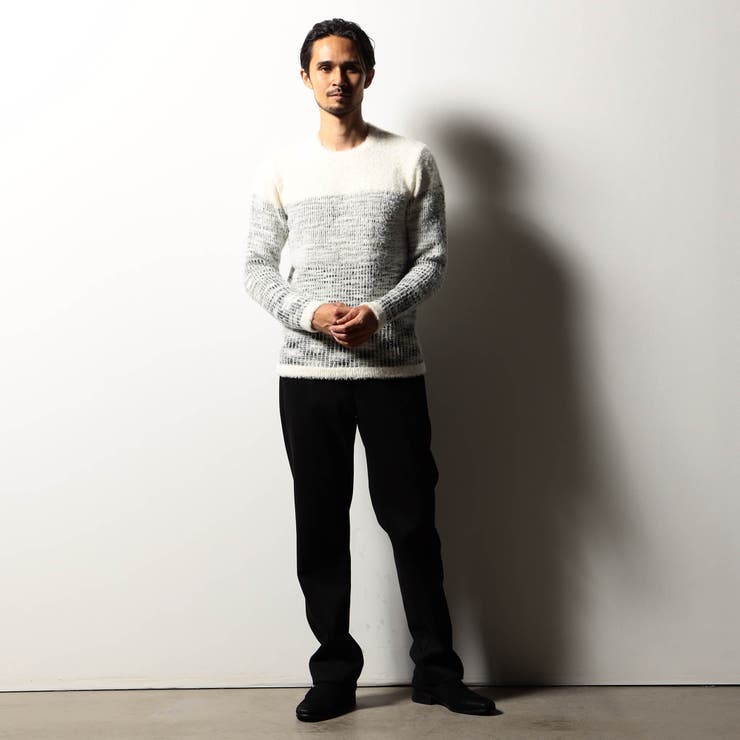 【RIELABO】グラデーションクルーネックニット | NICOLE | 詳細画像2 