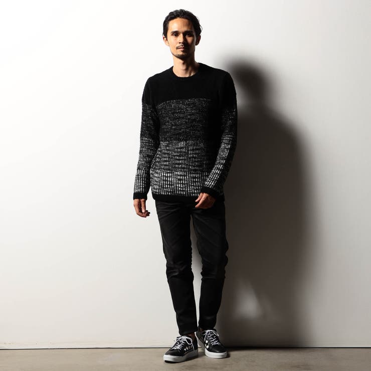 【RIELABO】グラデーションクルーネックニット | NICOLE | 詳細画像6 