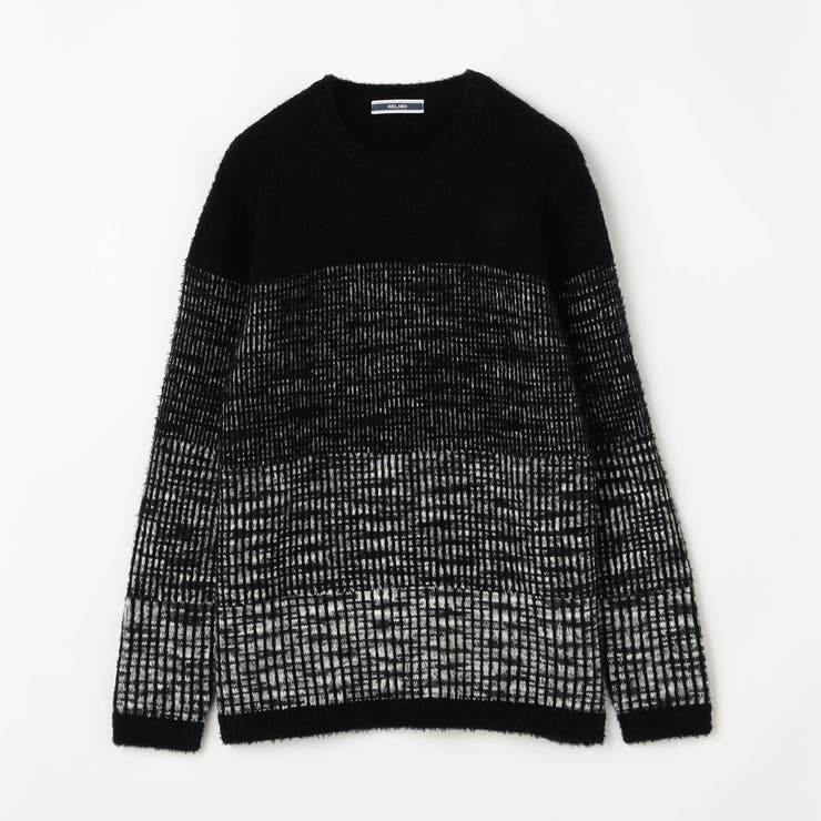 【RIELABO】グラデーションクルーネックニット | NICOLE | 詳細画像8 