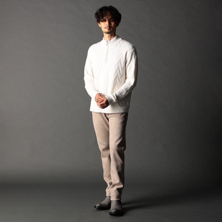 ハーフジッププルオーバーニット | NICOLE | 詳細画像2 