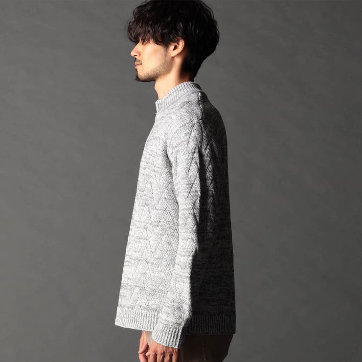 ハーフジッププルオーバーニット | NICOLE | 詳細画像6 