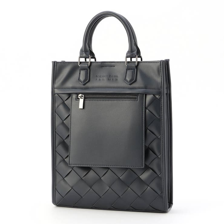 67ネイビー | イントレ２ＷＡＹスクエアバッグ | NICOLE