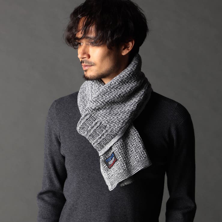 編地切替 プレーティングマフラー | NICOLE | 詳細画像1 