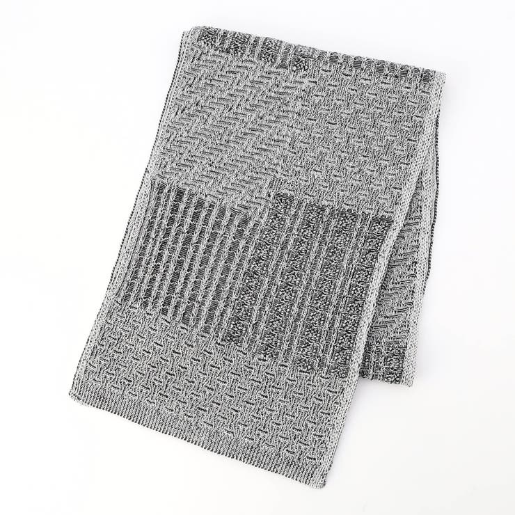 編地切替 プレーティングマフラー | NICOLE | 詳細画像2 