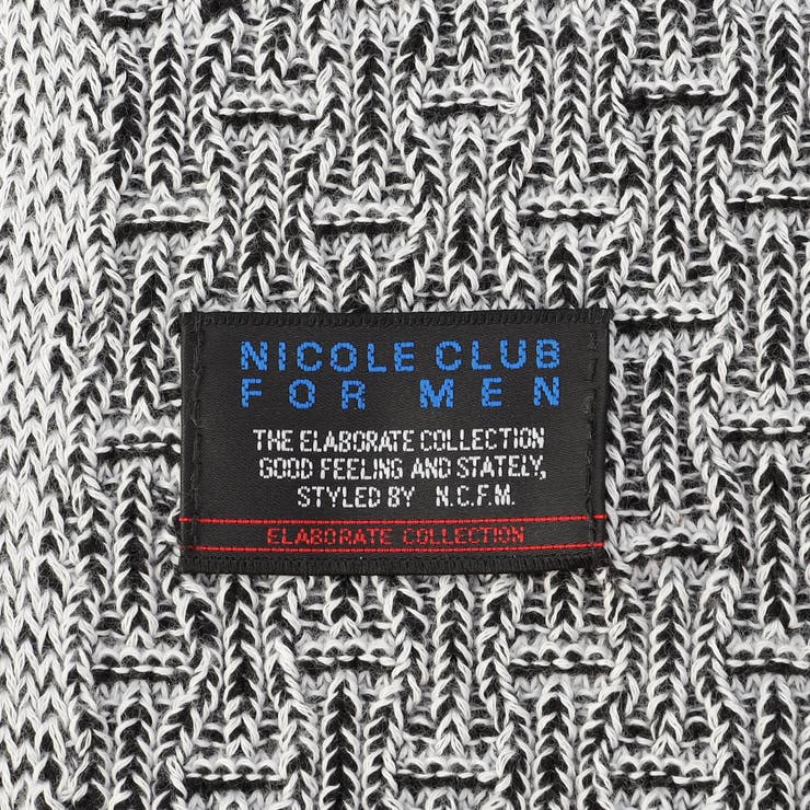 編地切替 プレーティングマフラー | NICOLE | 詳細画像5 