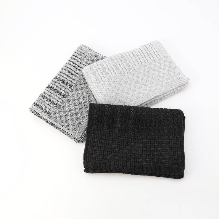 編地切替 プレーティングマフラー | NICOLE | 詳細画像6 