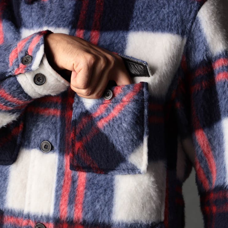 Wパッチポケット チェックシャツブルゾン | NICOLE | 詳細画像10 