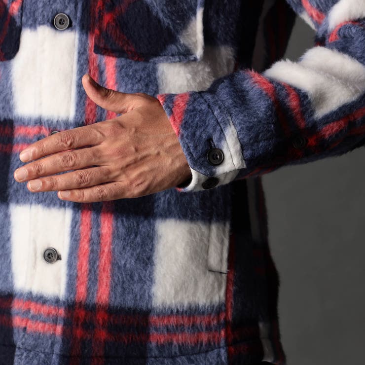 Wパッチポケット チェックシャツブルゾン | NICOLE | 詳細画像11 