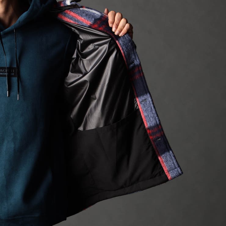 Wパッチポケット チェックシャツブルゾン | NICOLE | 詳細画像16 