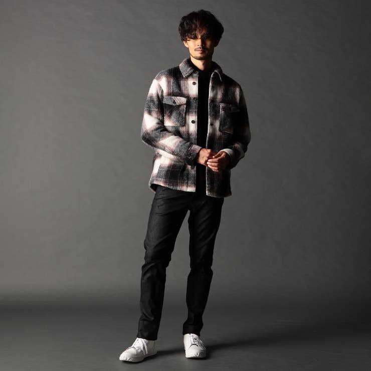 Wパッチポケット チェックシャツブルゾン | NICOLE | 詳細画像3 