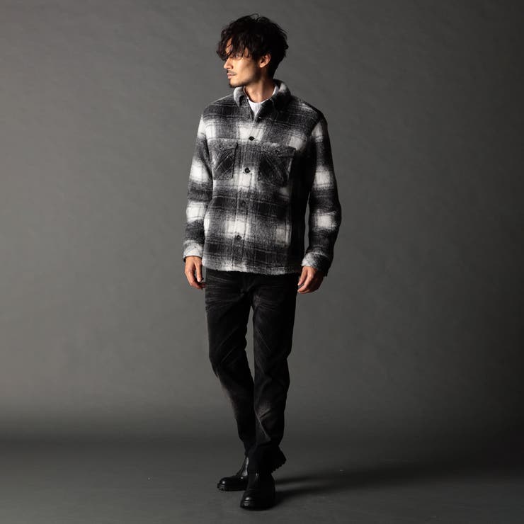 Wパッチポケット チェックシャツブルゾン | NICOLE | 詳細画像4 