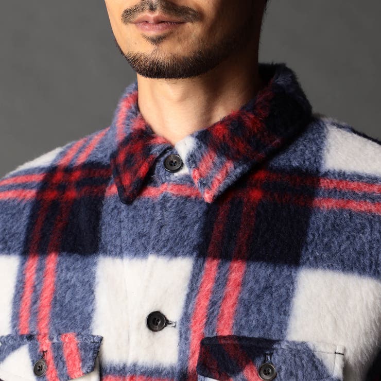 Wパッチポケット チェックシャツブルゾン | NICOLE | 詳細画像8 