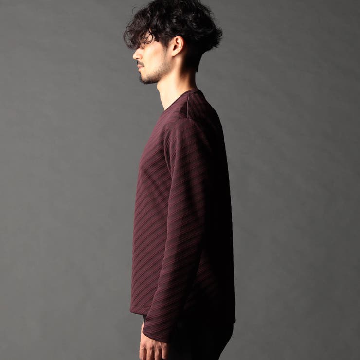 ブリスターバイヤスジャカードVネックプルオーバー | NICOLE | 詳細画像7 