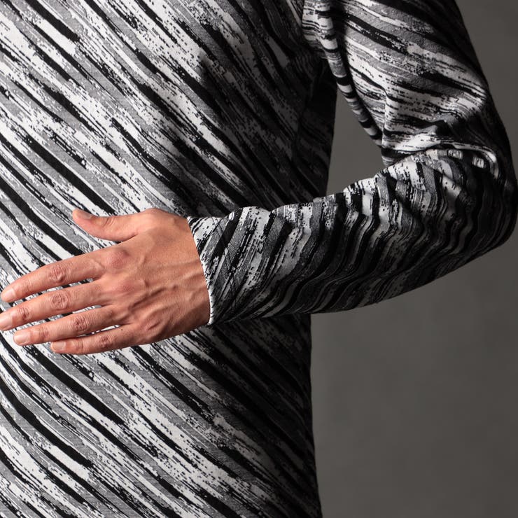 バイアスブリスタージャカード Vネックプルオーバー | NICOLE | 詳細画像9 