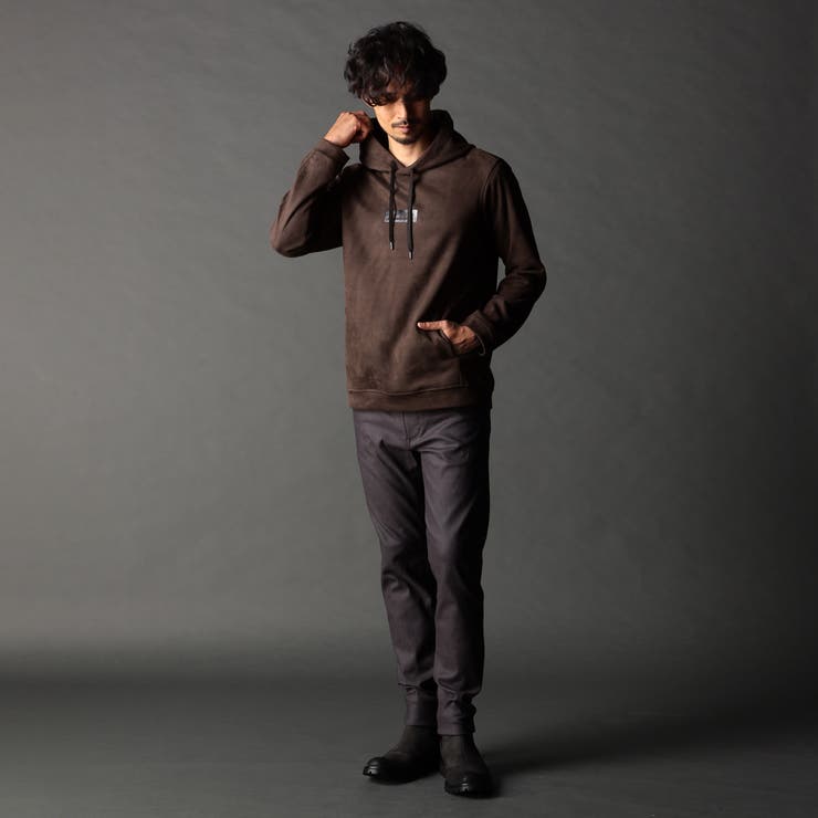 ブラッシュドクロス プルオーバーパーカー | NICOLE | 詳細画像3 