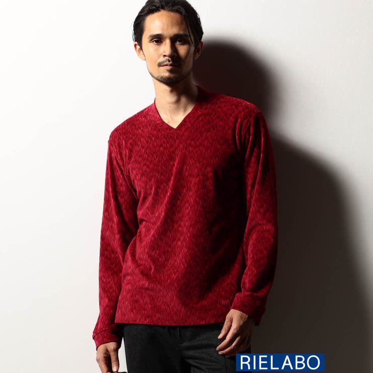 【RIELABO】カットコーデュロイ Ｖネックプルオーバー | NICOLE | 詳細画像1 