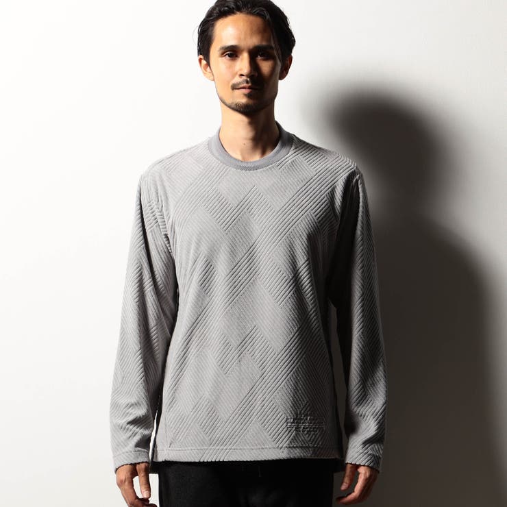 【RIELABO】パイルジャカード クルーネックプルオーバー | NICOLE | 詳細画像3 