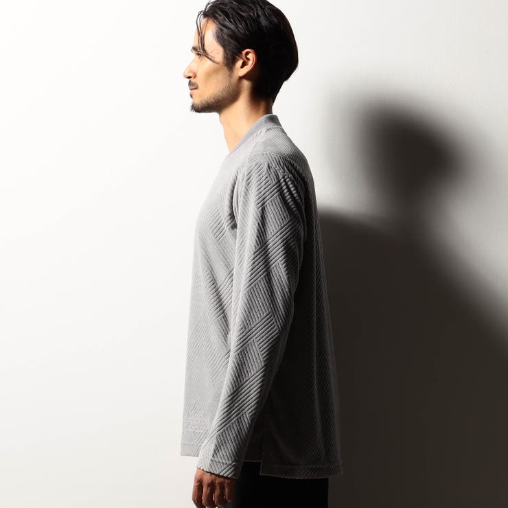 【RIELABO】パイルジャカード クルーネックプルオーバー | NICOLE | 詳細画像4 