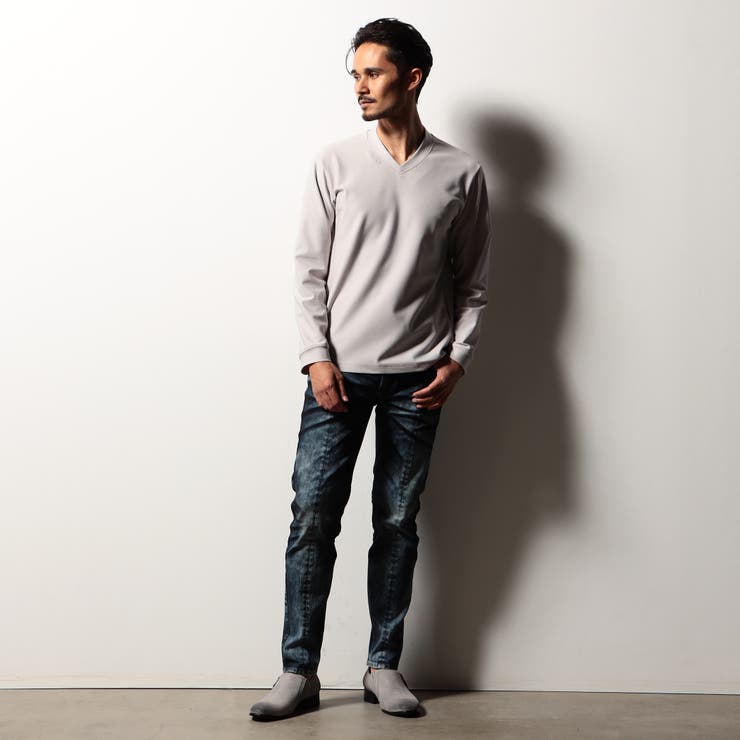 【RIELABO】ジャカードハイテンション Vネックプルオーバー | NICOLE | 詳細画像2 