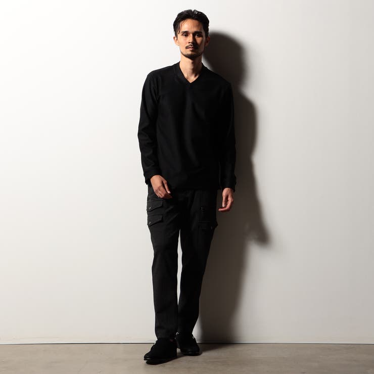 【RIELABO】ジャカードハイテンション Vネックプルオーバー | NICOLE | 詳細画像3 