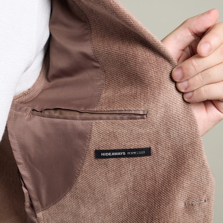 【HIDEAWAYS BLACK】ガムストレッチカルゼコールジャケット | NICOLE | 詳細画像17 