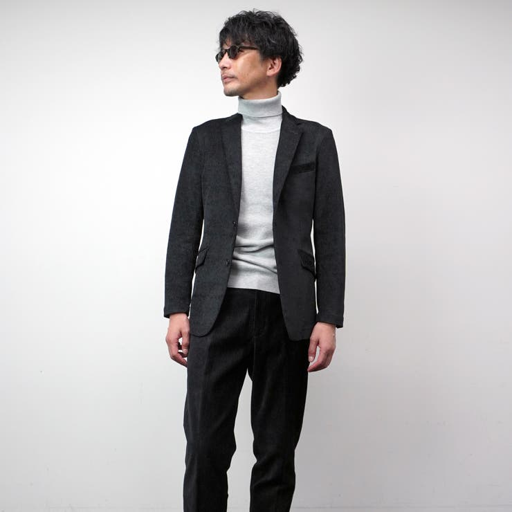 【HIDEAWAYS BLACK】ガムストレッチカルゼコールジャケット | NICOLE | 詳細画像21 