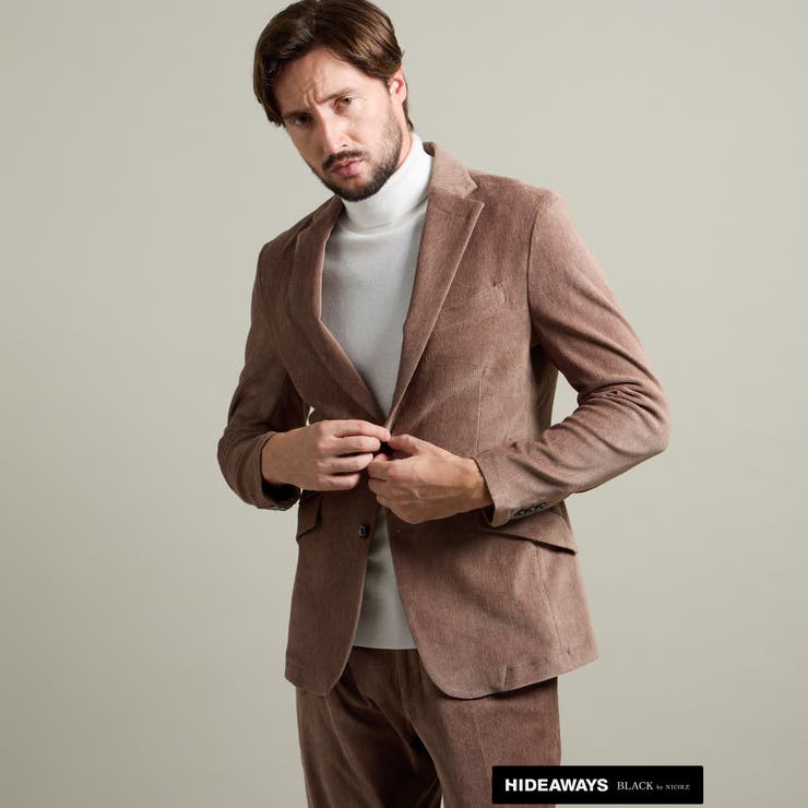 【HIDEAWAYS BLACK】ガムストレッチカルゼコールジャケット | NICOLE | 詳細画像6 