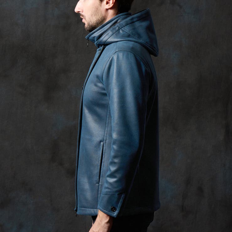 マイクロ起毛ポンチ ムラプリントナポレオンブルゾン | NICOLE | 詳細画像11 