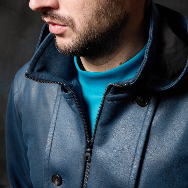 マイクロ起毛ポンチ ムラプリントナポレオンブルゾン | NICOLE | 詳細画像14 