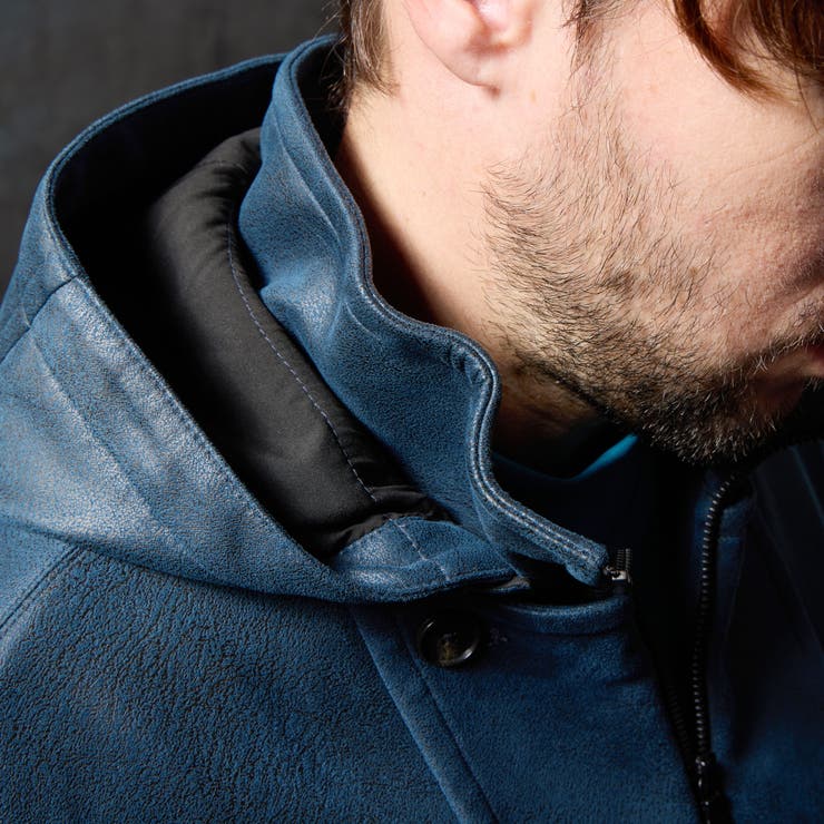 マイクロ起毛ポンチ ムラプリントナポレオンブルゾン | NICOLE | 詳細画像15 