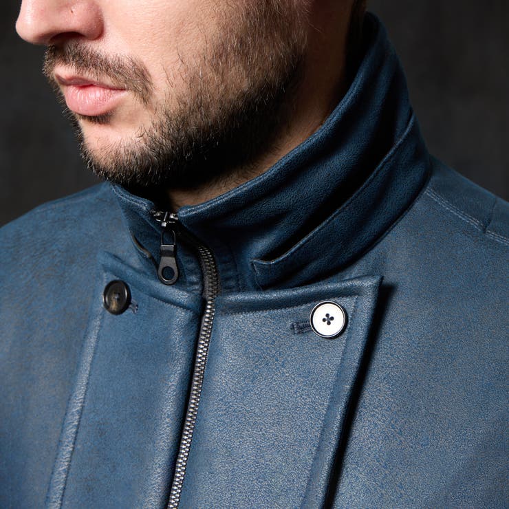 マイクロ起毛ポンチ ムラプリントナポレオンブルゾン | NICOLE | 詳細画像17 