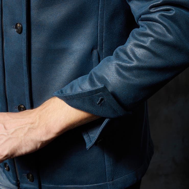 マイクロ起毛ポンチ ムラプリントナポレオンブルゾン | NICOLE | 詳細画像20 