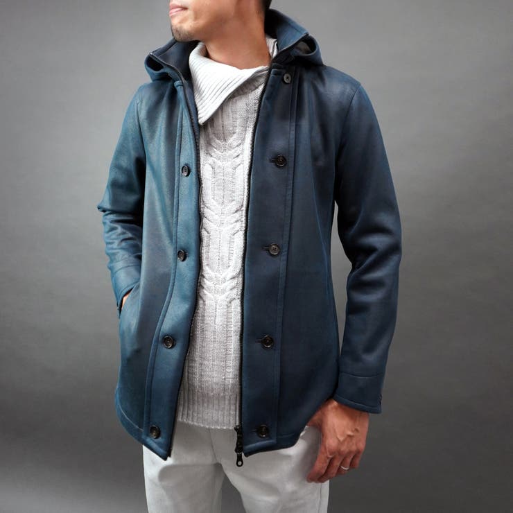 マイクロ起毛ポンチ ムラプリントナポレオンブルゾン | NICOLE | 詳細画像25 