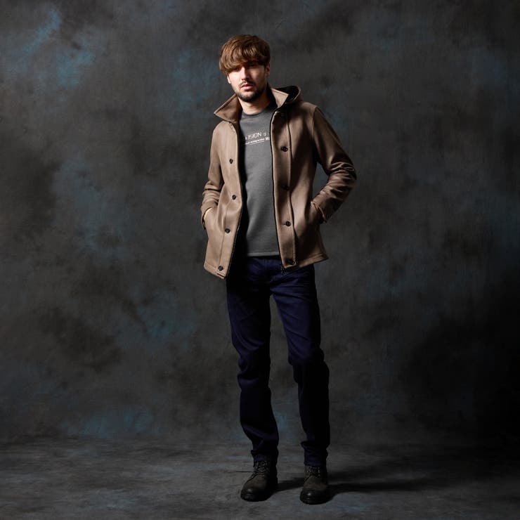 マイクロ起毛ポンチ ムラプリントナポレオンブルゾン | NICOLE | 詳細画像6 