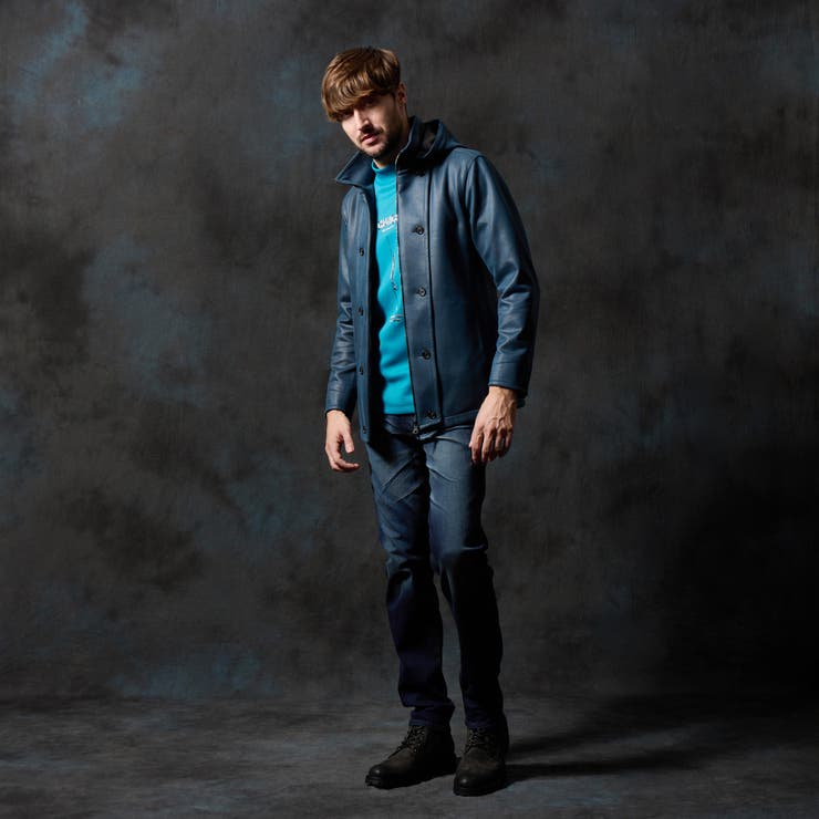 マイクロ起毛ポンチ ムラプリントナポレオンブルゾン | NICOLE | 詳細画像8 