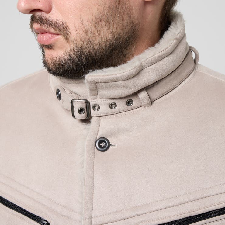 裏ボアムートン風スタンドブルゾン | NICOLE | 詳細画像10 