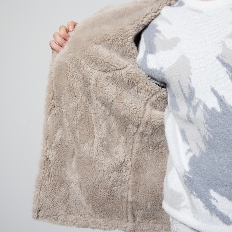 裏ボアムートン風スタンドブルゾン | NICOLE | 詳細画像16 