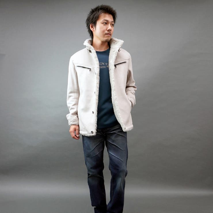 裏ボアムートン風スタンドブルゾン | NICOLE | 詳細画像21 