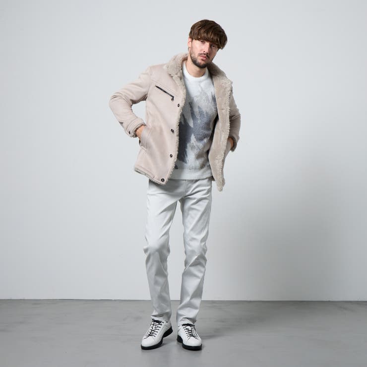 裏ボアムートン風スタンドブルゾン | NICOLE | 詳細画像3 