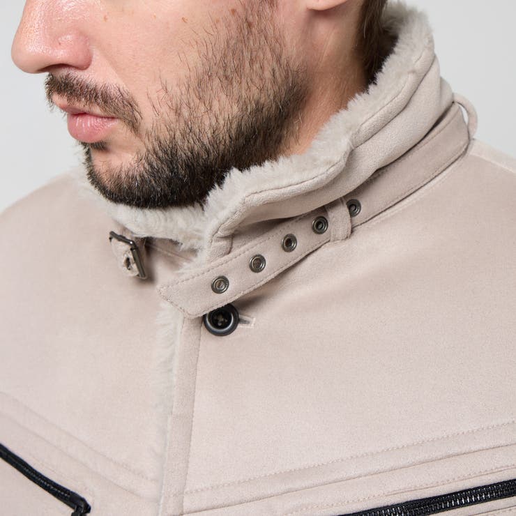 裏ボアムートン風スタンドブルゾン | NICOLE | 詳細画像9 