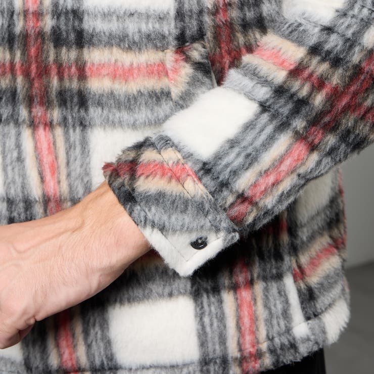 Wパッチポケット チェックブルゾン | NICOLE | 詳細画像14 