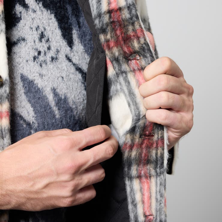 Wパッチポケット チェックブルゾン | NICOLE | 詳細画像18 