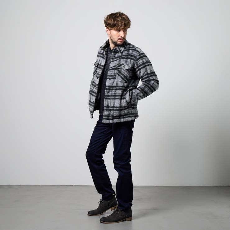 Wパッチポケット チェックブルゾン | NICOLE | 詳細画像4 