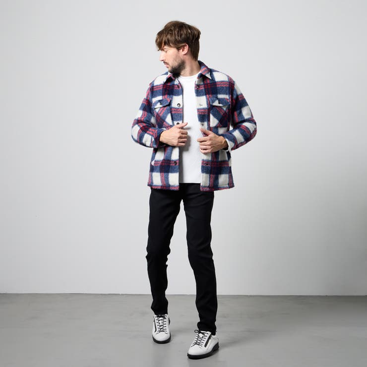 Wパッチポケット チェックブルゾン | NICOLE | 詳細画像6 