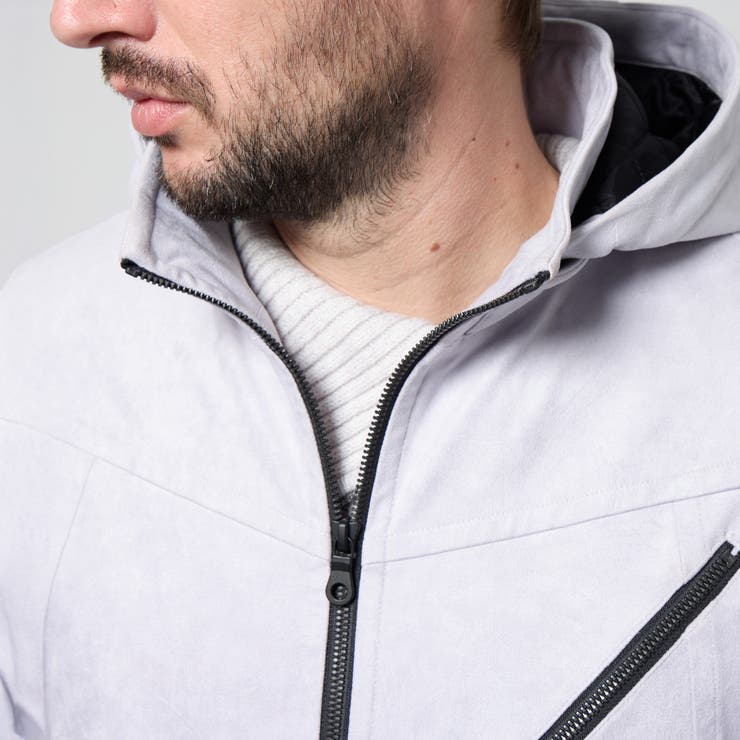 マイクロ起毛ポンチ ワッシャープリント中綿ブルゾン | NICOLE | 詳細画像11 