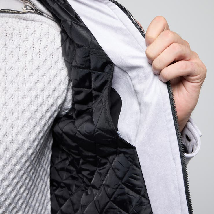 マイクロ起毛ポンチ ワッシャープリント中綿ブルゾン | NICOLE | 詳細画像19 