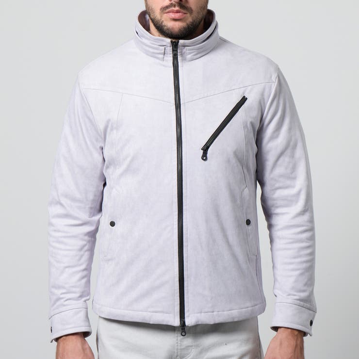 マイクロ起毛ポンチ ワッシャープリント中綿ブルゾン | NICOLE | 詳細画像7 