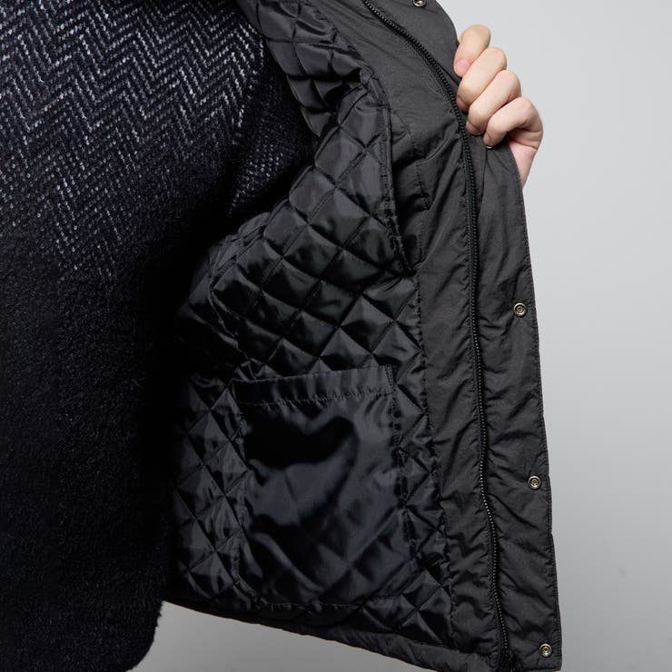 ナイロンタフタ 顔料プリント中綿ブルゾン | NICOLE | 詳細画像14 