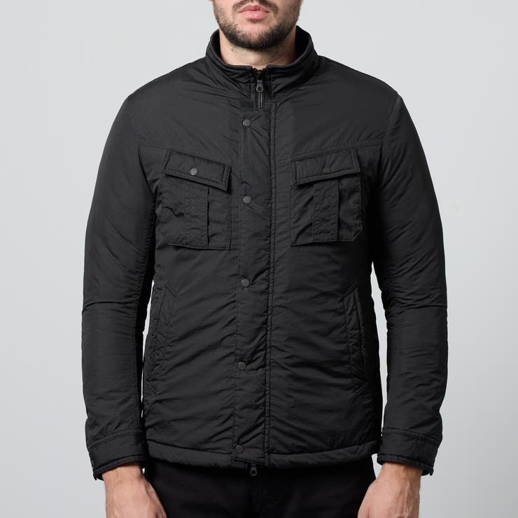 ナイロンタフタ 顔料プリント中綿ブルゾン | NICOLE | 詳細画像4 